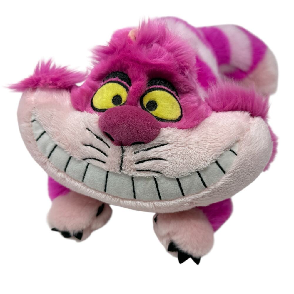Disney Alice In Wonderland Cheshire Cat Plush PlushieToy Pink Purple Striped 19" - Picture 4 of 11